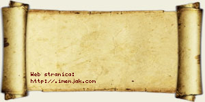 Ljiljana Adamović vizit kartica